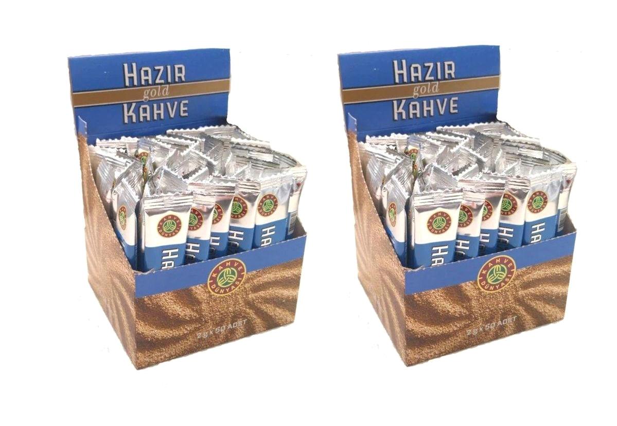 Kahve Dünyası Gold Sade 100x2 gr Hazır Kahve