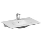 Vitra Frame 5708b4030001 Tekli 80 cm Seramik Dikdörtgen Lavabo Beyaz