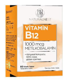 Naturalnest Vitamin B12 Aromasız Yetişkin Vitamin 60 Tablet