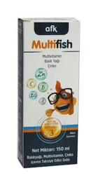 Afk Multi Fish Aromasız Yetişkin Vitamin 150 ml