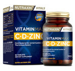 Nutraxin Vitamin Max C D Aromasız Yetişkin Vitamin 60 Tablet