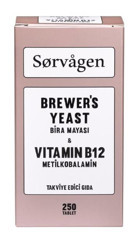 Sorvagen Brewer'S Yeast Vitamin B12 Aromasız Yetişkin Vitamin 250 Tablet