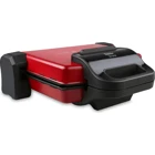 Fakir Gravis 4 Dilim Teflon Tek Yönlü 1800 W Izgaralı Kırmızı Tost Makinesi/Waffle ve Tost Makinesi