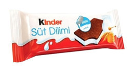 Kinder Süt Dilimi Sütlü Çikolata 24x28 gr