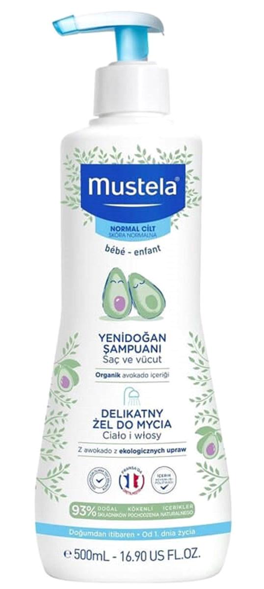 Mustela Konak Önleyici Göz Yakmayan Hipoalerjenik Yenidoğan Hassas Ciltler İçin Bebek Şampuanı 500 ml