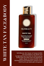 Selin Beauty White Tan Havuç-Kakao Vücut-Yüz İçin Bronzlaştırıcı Krem 200 ml