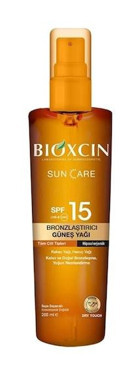 Bioxcin Sun Care Havuç Yağı-Kakao Yağı 15 Faktör Vücut İçin Bronzlaştırıcı Yağ 200 ml