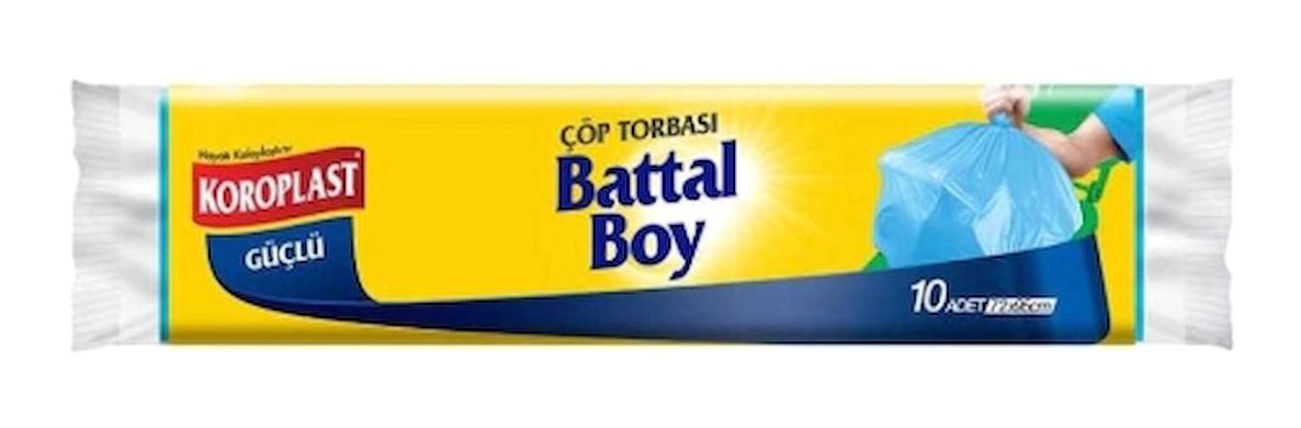 Koroplast Battal Boy 70x90 cm Çöp Poşeti 24x10 Adet Siyah