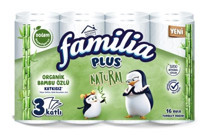 Familia Plus Natural 3 Katlı 16'lı Tuvalet Kağıdı