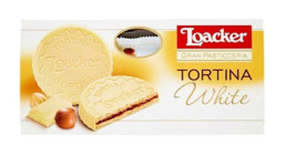 Loacker White Tortina Beyaz Fındık Çikolata 125 gr