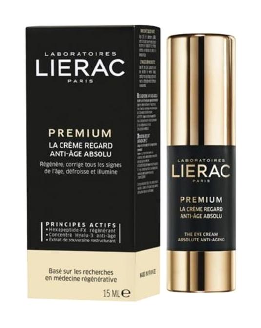 Lierac Premium Yeux Tüm Ciltler için Göz Çevresi Krem Pompalı 15 ml