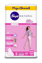 Sleepy Natural Slim Organik Ekstra İnce 42'li Hijyenik Ped 1 Adet