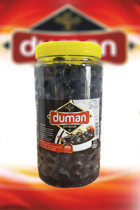 Duman Gurme Yağlı Tuzlu Sele Siyah Zeytin Pet Kavanoz 1 kg