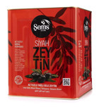 Şems Zeytin Yağlı Az Tuzlu Sele Siyah Zeytin Teneke 10 kg