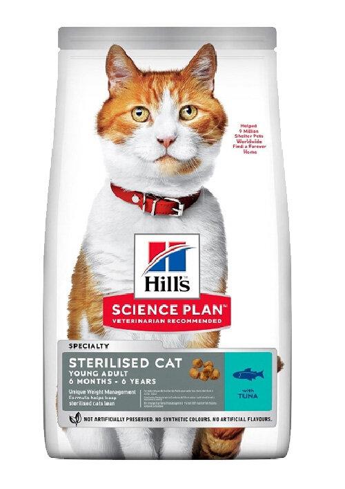 Hill's Science Ton Balığı Kısırlaştırılmış Tahıllı Yetişkin Kedi Maması 8 + 2 kg