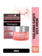 Neutrogena Bright Boost Nemlendirici Tüm Ciltler Anti-Aging Kırışıklık Giderici Gece Yüz Krem 50 ml