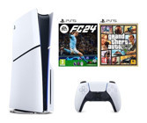 Sony Playstation 5 Slim Standart Edition 1 TB Oyun Konsolu + FC 24 Oyun + GTA 5 Oyun