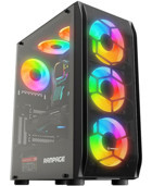 Rampage Hollow RGB 4 Fanlı Siyah 650 W Dikey Kullanım ATX Oyuncu Bilgisayar Kasası