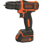 Black+Decker Bdcdd12Kb-Qw 10.8 V 1.5 Ah Kömürsüz Darbeli Çift Akülü Vidalama Makinesi