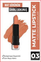 New Well 03 Mat Krem Lipstick Ruj