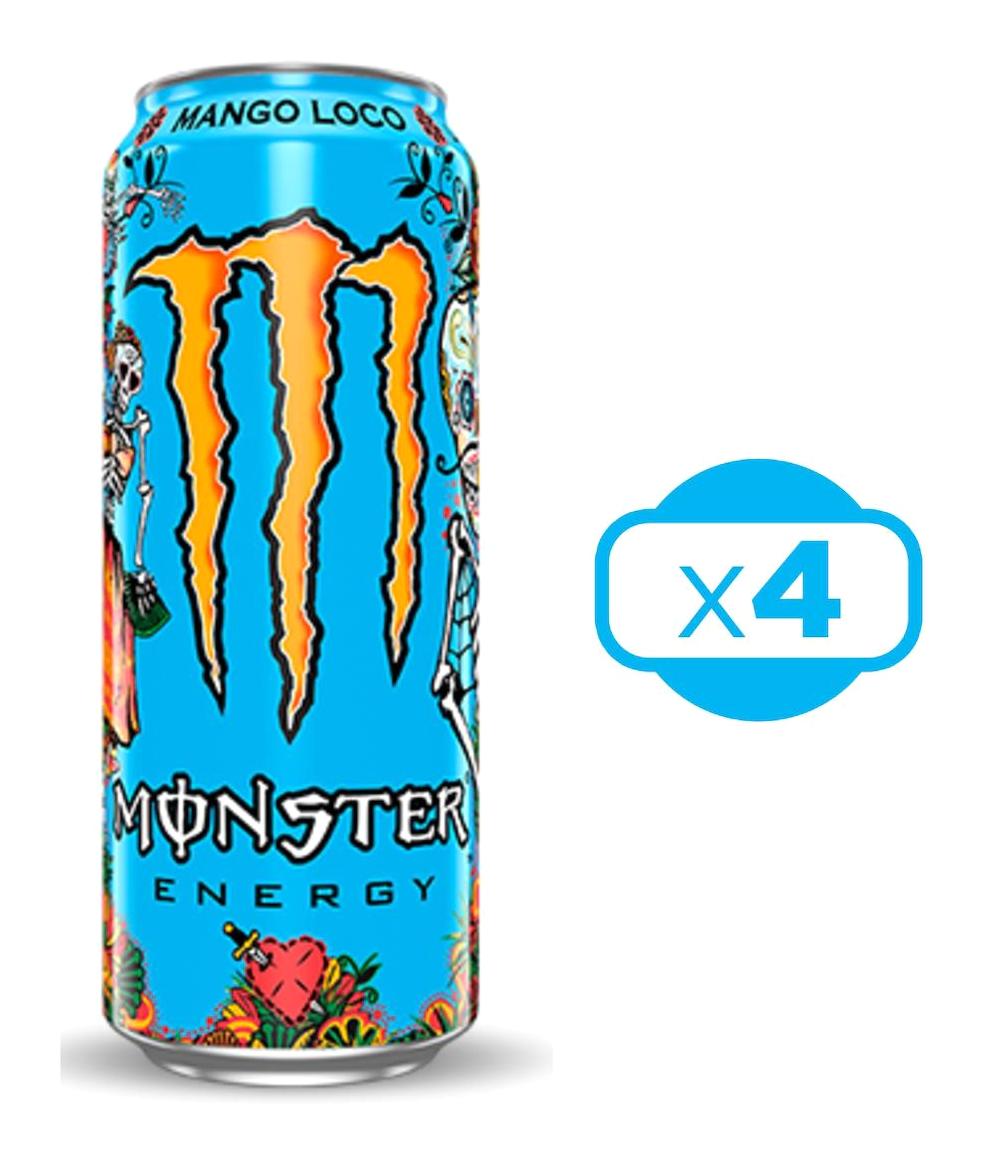 Monster Loco Mango Enerji İçeceği 4 Adet 500 ml