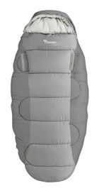 Freecamp Sleepwell 300 -12 Derece Polyester Dört Mevsim Dağcılık Tek Kişilik Yetişkin Uyku Tulumu Gri