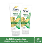 Dove Ultra Care 1 Minute Serum Dökülme Karşıtı Saç Kremi 2 x 170 ml