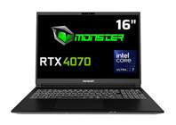 Monster Tulpar T6 V2.1 Harici GeForce RTX 4070 Intel Core Ultra i7 155H 16 GB DDR5 500 GB SSD 16 inç FreeDos Gaming Laptop