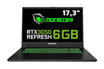 Monster Abra A7 V15.1.4 Harici GeForce RTX 3050 Intel Core i7 12700H 16 GB DDR4 1 TB SSD 17.3 inç FreeDos Gaming Laptop