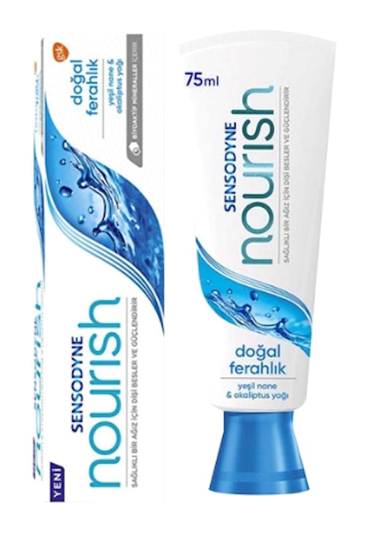 Sensodyne Nourish Naneli Florürlü Diş Macunu 12x75 ml