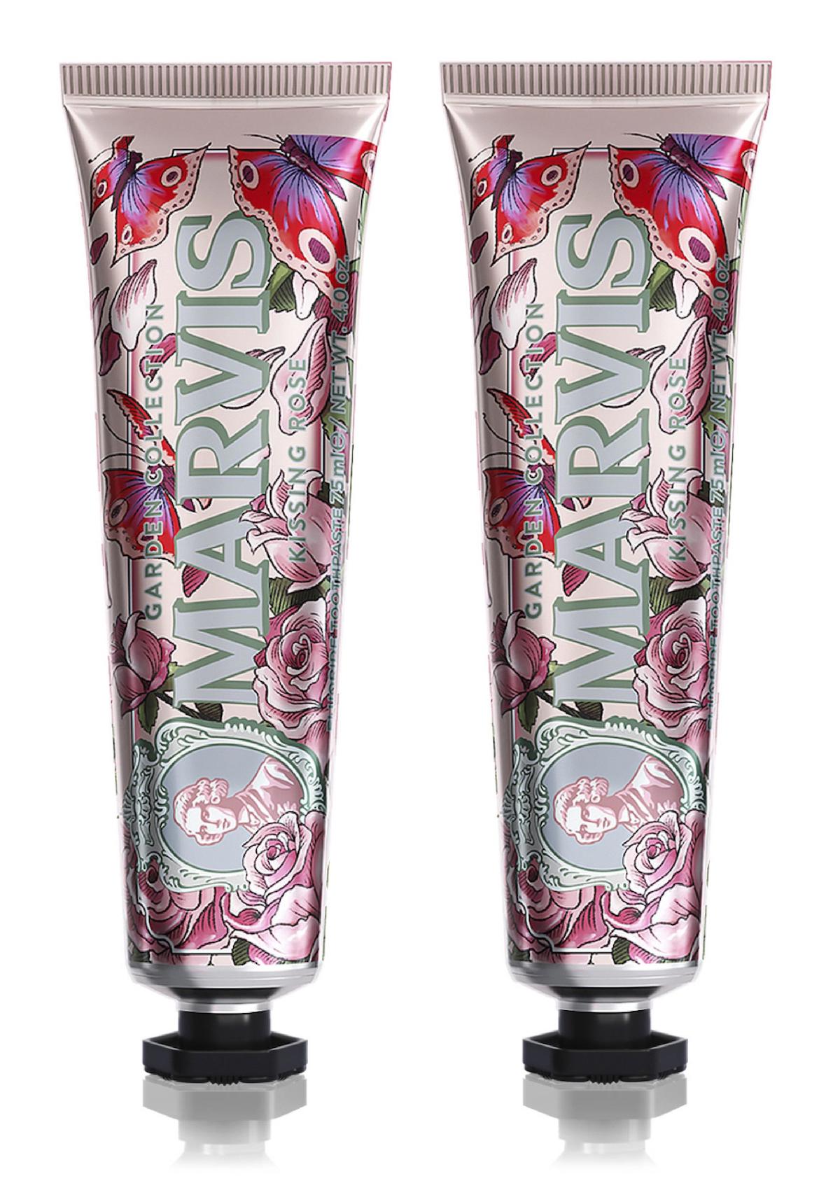 Marvis Kissing Rose Çiçek Özlü Florürlü Diş Macunu 2x75 ml