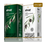 Ahsaf Soğuk Sıkım Teneke Sızma Zeytinyağı 2x5 lt