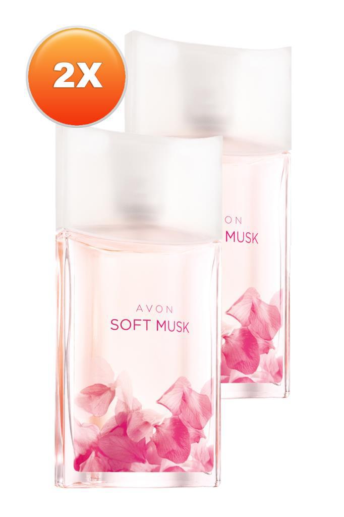 Avon Soft Musk EDT Çiçeksi Kadın Parfüm 2x50 ml