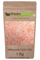 BenimAktar İyotlu Toz Himalaya Tuzu Paket 1 kg