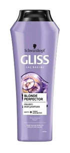 Gliss Blonde Perfector Onarıcı Tüm Saçlar İçin Sade Standart Unisex Şampuanı 24x250 ml