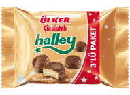 Ülker Halley Çikolatalı Bisküvi 6x3x66 gr