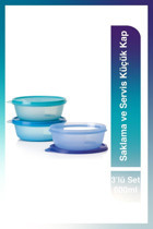 Tupperware 6'lı Plastik Saklama Kabı 3x600 ml