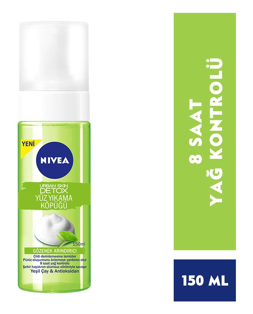 Nivea Skin Detox Hassas Ciltler Yüz Temizleyici Köpük 150 ml