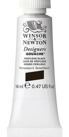 Winsor & Newton Designers 505 Tüp Siyah 14 ml Guaj Boya