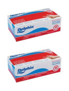 Dolphin Vinil Pudrasız Beyaz Medium Temizlik Eldiveni 2 Paket