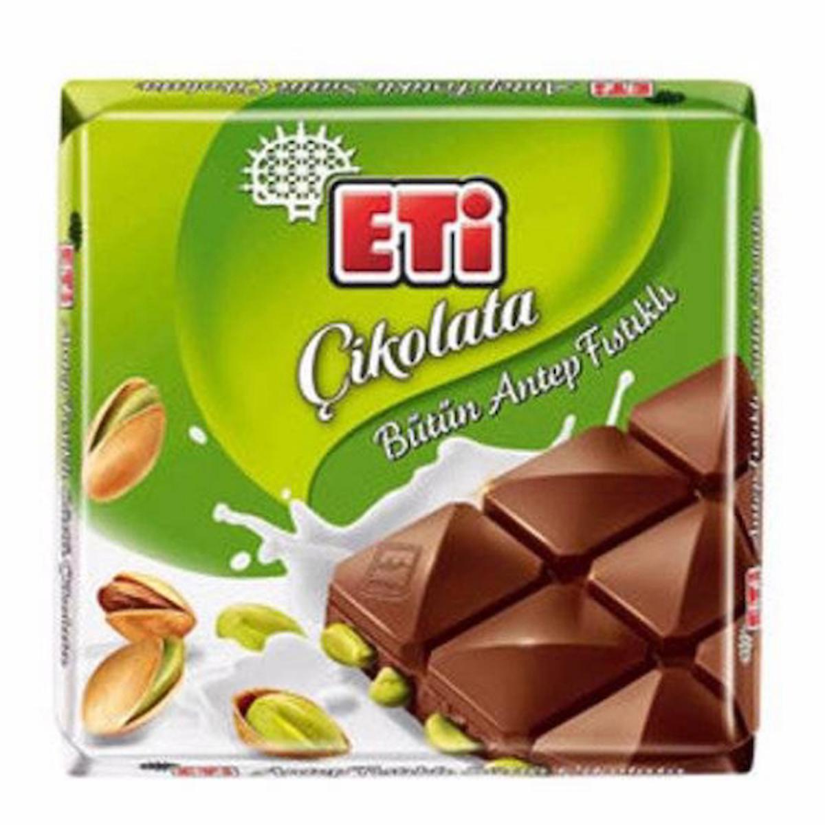 Eti Antep Fıstıklı Sütlü Çikolata 60 gr 24 Adet