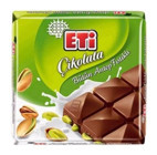 Eti Antep Fıstıklı Sütlü Çikolata 60 gr 2 Adet