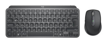 Logitech MX Keys For Business Sessiz Siyah Kablosuz Klavye Mouse Seti