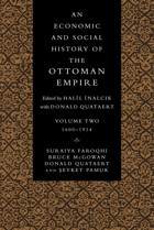 An Economic And Social History Of The Ottoman Empirevolume 2 Faroqhi, Suraiya Cambridge University Press, Uk