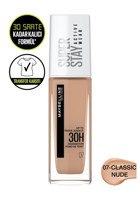 Maybelline New York Super Stay Active Wear Classic Nude 07 Likit Şişe Fondöten 30 ml