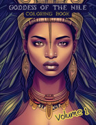 Goddess Of The Nile Coloring Book Volume 1A Coloring Book For Black Women Colors, Tinkertaji Independently Publıshed