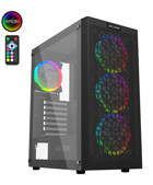 Archon Pro RGB Mesh 4 Fanlı Siyah Dikey Kullanım ATX Oyuncu Bilgisayar Kasası