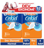 Orkid Ultra Extra Orta 56'lı Hijyenik Ped 6 Adet