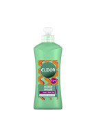 Elidor 7/24 Elastin Badem Sütü Hacim Veren Boyalı Dalgalı Kıvırcık Saçlar için Durulanmayan Kadın Saç Kremi 265 ml