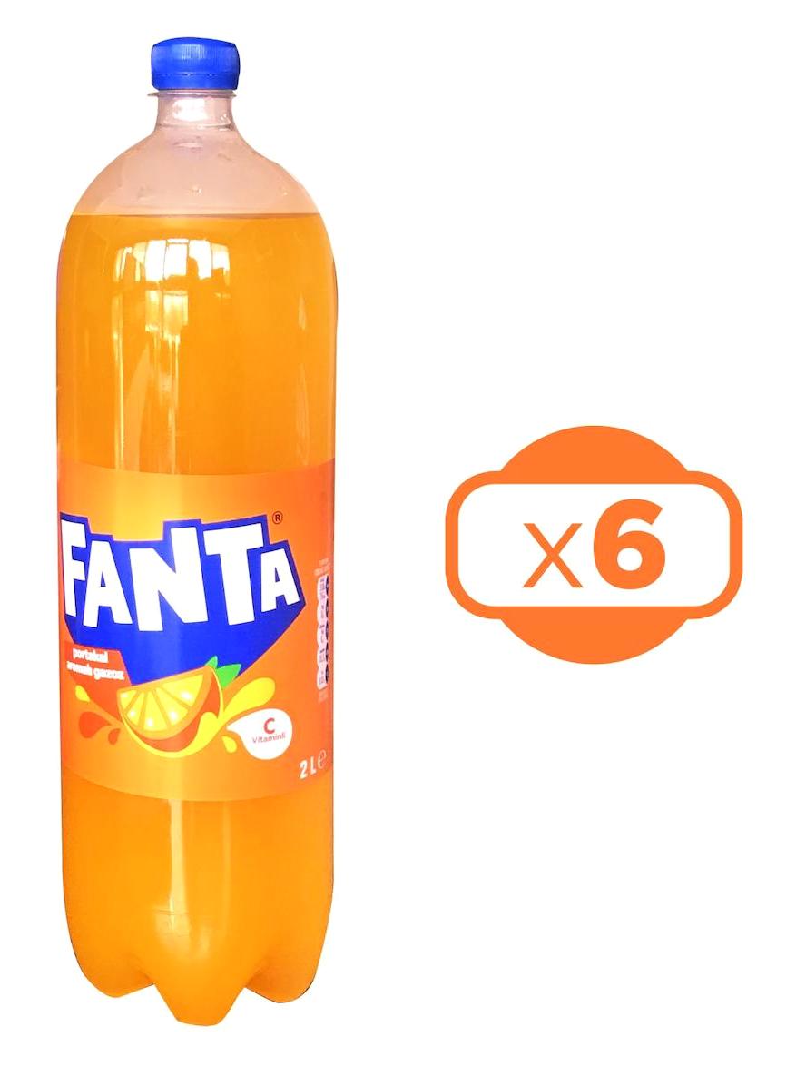 Fanta Portakallı Gazoz 6x2 lt